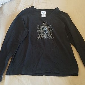 New Disney long sleeve ladies T with spandex